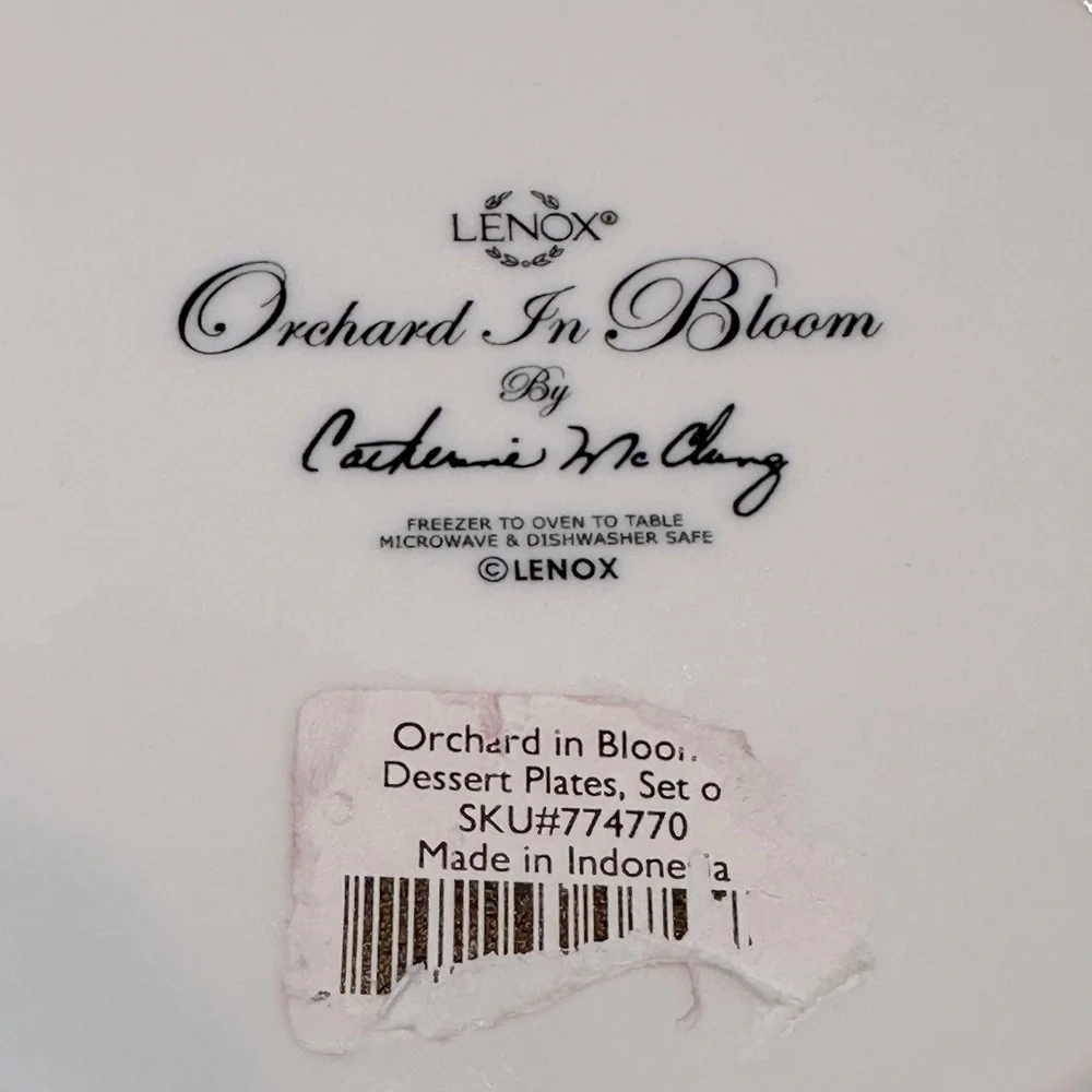 LENOX Orchard In Bloom Dessert Plates Set of 4‎